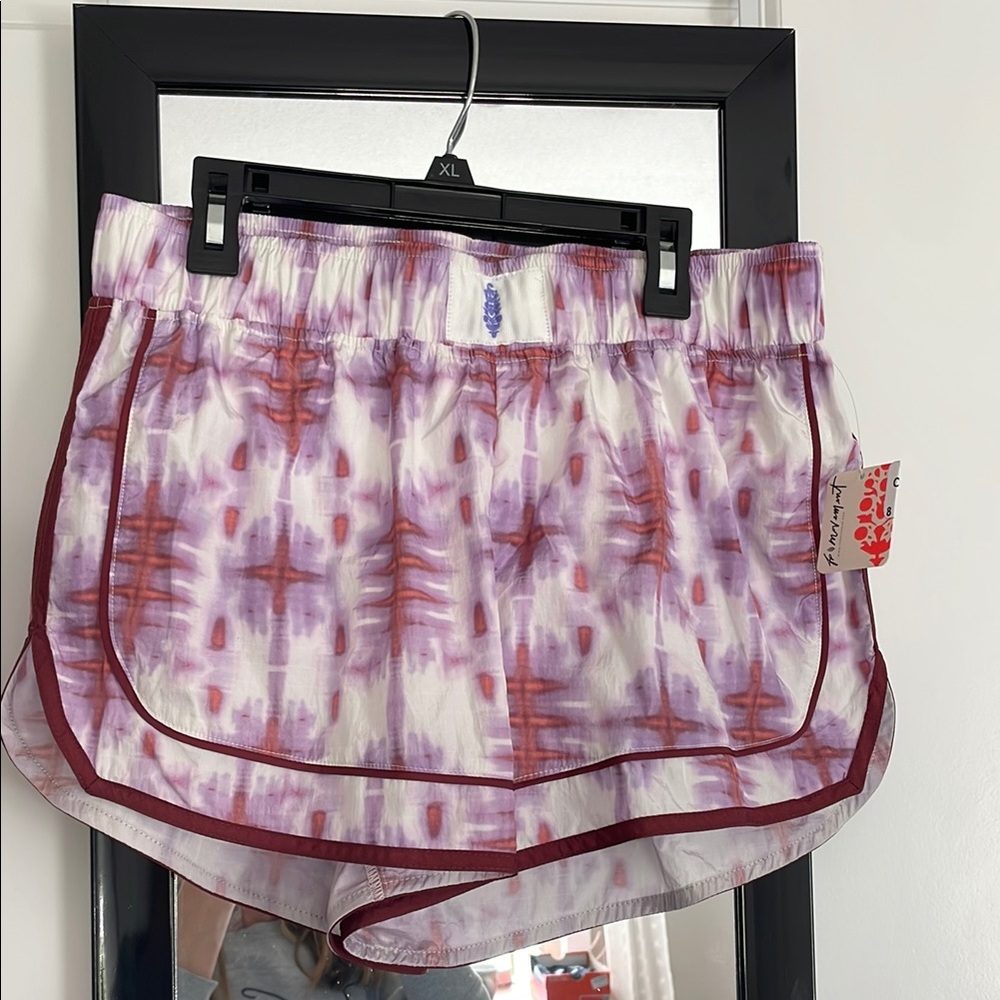 FP movement by Free People varsity blue shorts in sandstone